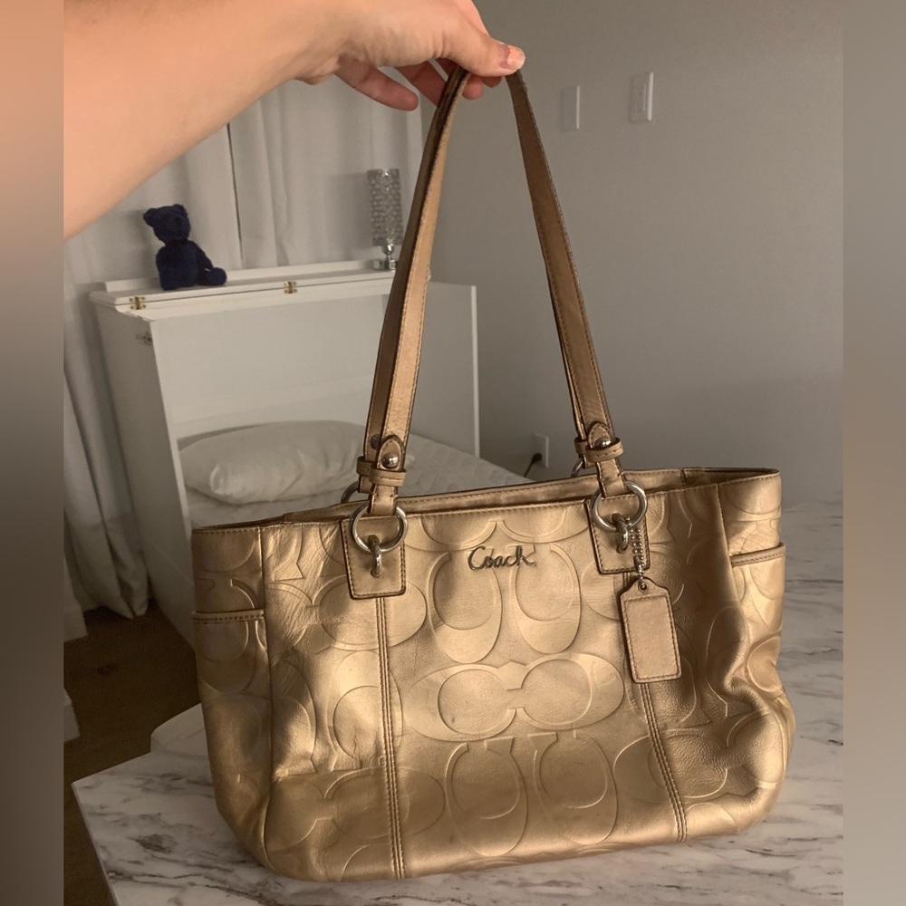 Coach Bag- Gold
